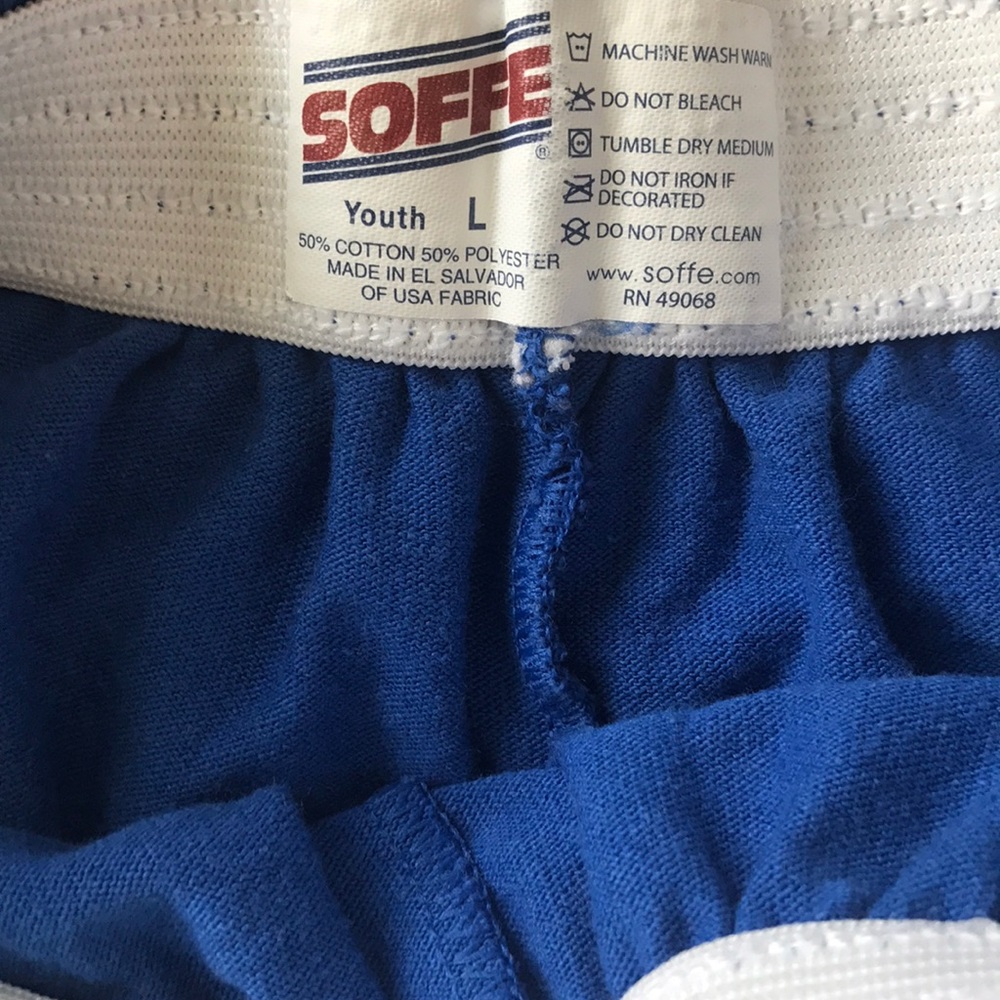 New Blue Cheer Heart Bow & Soffe Shorts - Picture 3 of 3